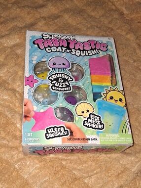 TabaTastic Coat-n-Squish Kids Toy Set - Pink & Rainbow